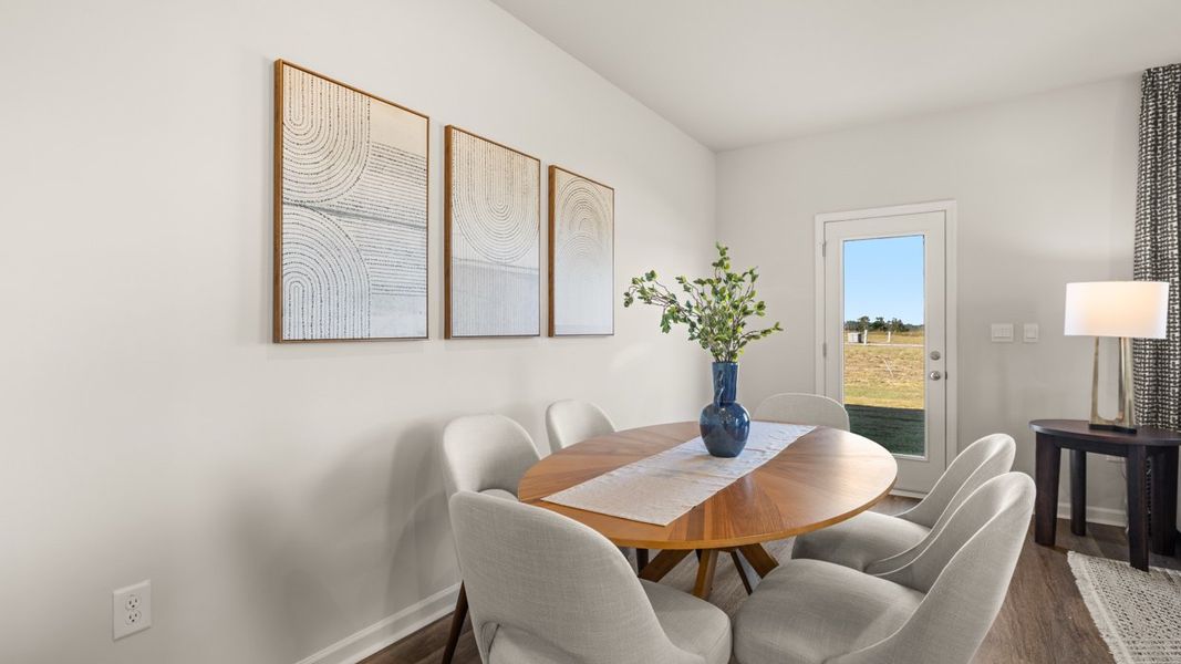 Furnished interior in a model home at Weatherstone in Grovetown (Image 11).