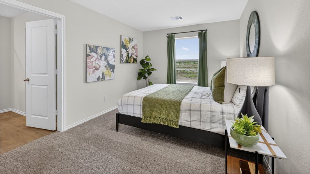 Furnished interior in a model home at The Hills of Sherman in Sherman (Image 50).