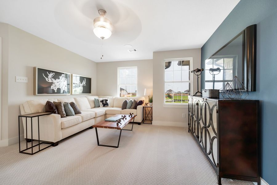 Furnished interior in a model home at Bluestem in Brookshire (Image 40). Furnished interior in a model home at Bluestem in Brookshire (Image 40).