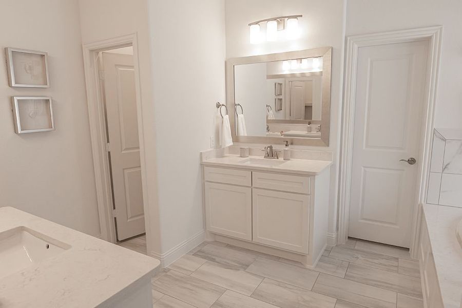 Furnished interior in a model home at Dove Chase in Mansfield (Image 22).