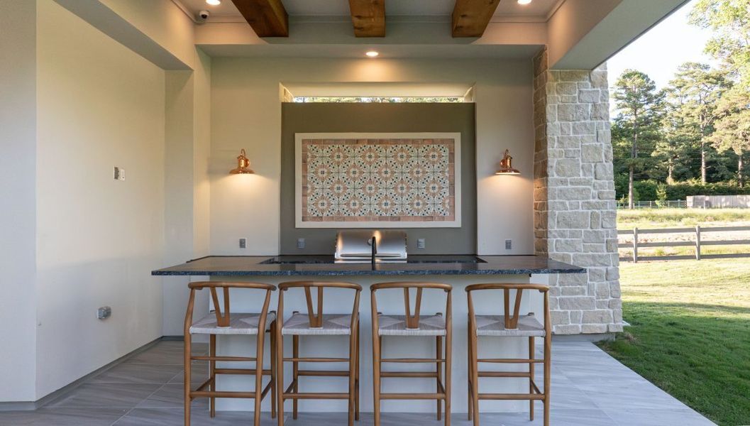 Furnished interior in a model home at Two Step Farm in Montgomery (Image 36).