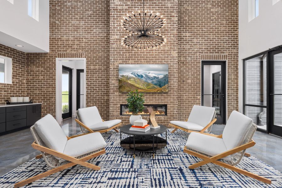 Furnished interior in a model home at Sweetbrier in Durham (Image 8). Furnished interior in a model home at Sweetbrier in Durham (Image 8).