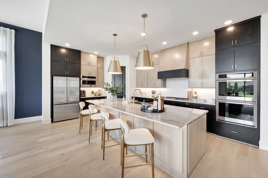 Furnished interior in a model home at Prairieland Village - Summit Collection in Cypress (Image 6). Furnished interior in a model home at Prairieland Village - Summit Collection in Cypress (Image 6).