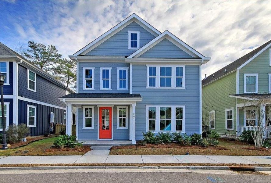 Front exterior of a home in the Harmony Township community, located in Georgetown, SC (Image 2).