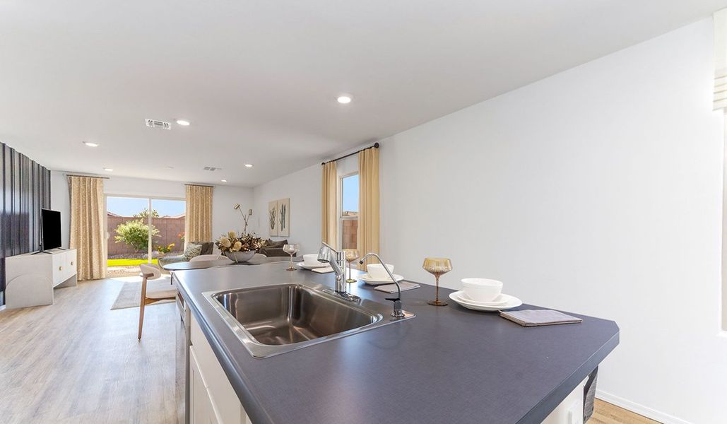 Furnished interior in a model home at Solterra in Green Valley (Image 6).