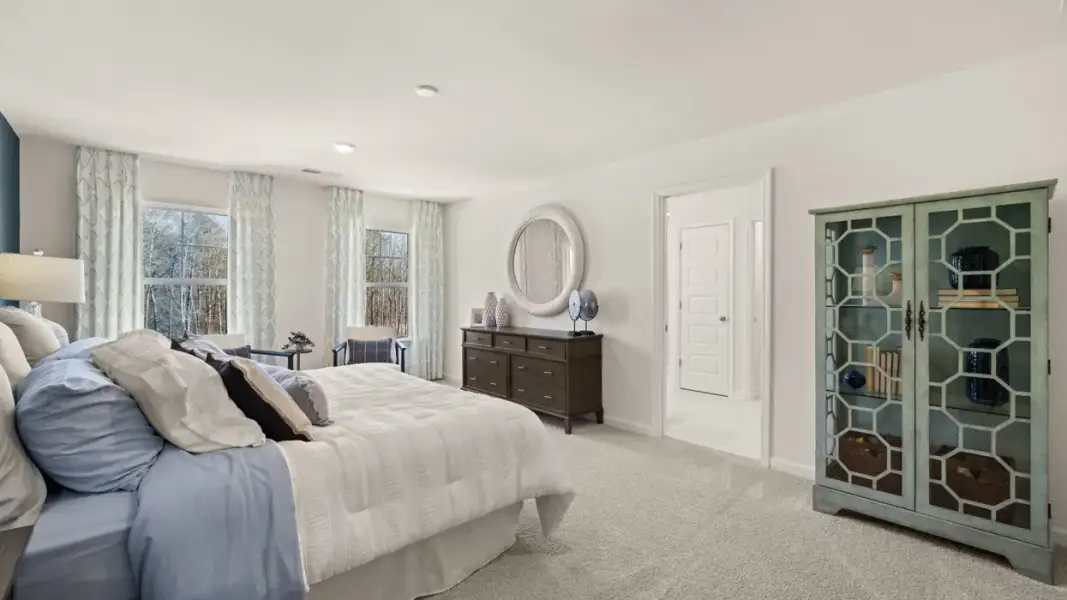 Furnished interior in a model home at Branford Crossing in Stockbridge (Image 23).