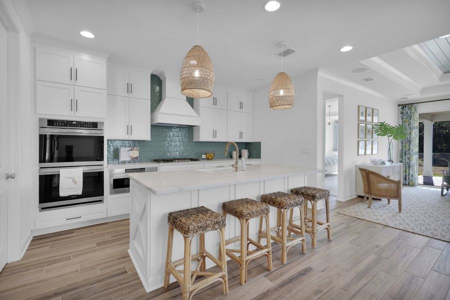 Furnished interior in a model home at Crosswinds at Nocatee in Ponte Vedra (Image 35).