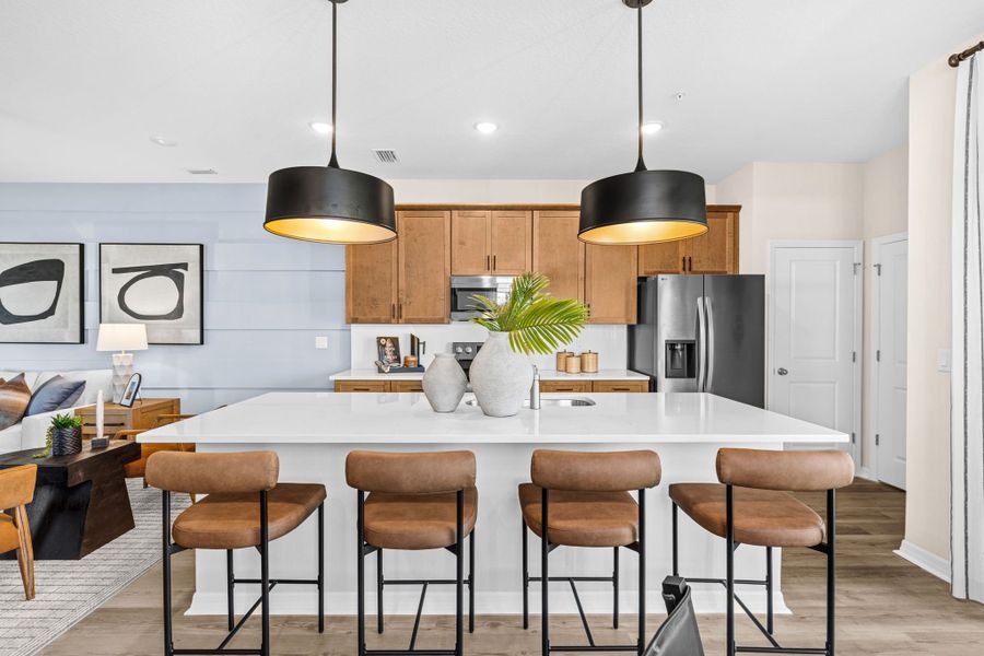 Furnished interior in a model home at Shenandoah Reserve in Orlando (Image 12).