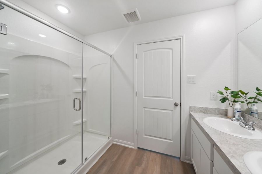 Sandrock Station Model Home - Primary Bathroom Sandrock Station Model Home - Primary Bathroom