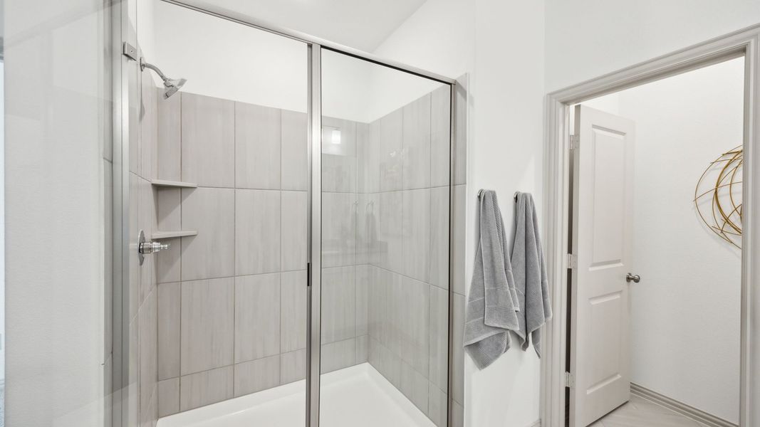 Furnished interior in a model home at City Point in North Richland Hills (Image 23).