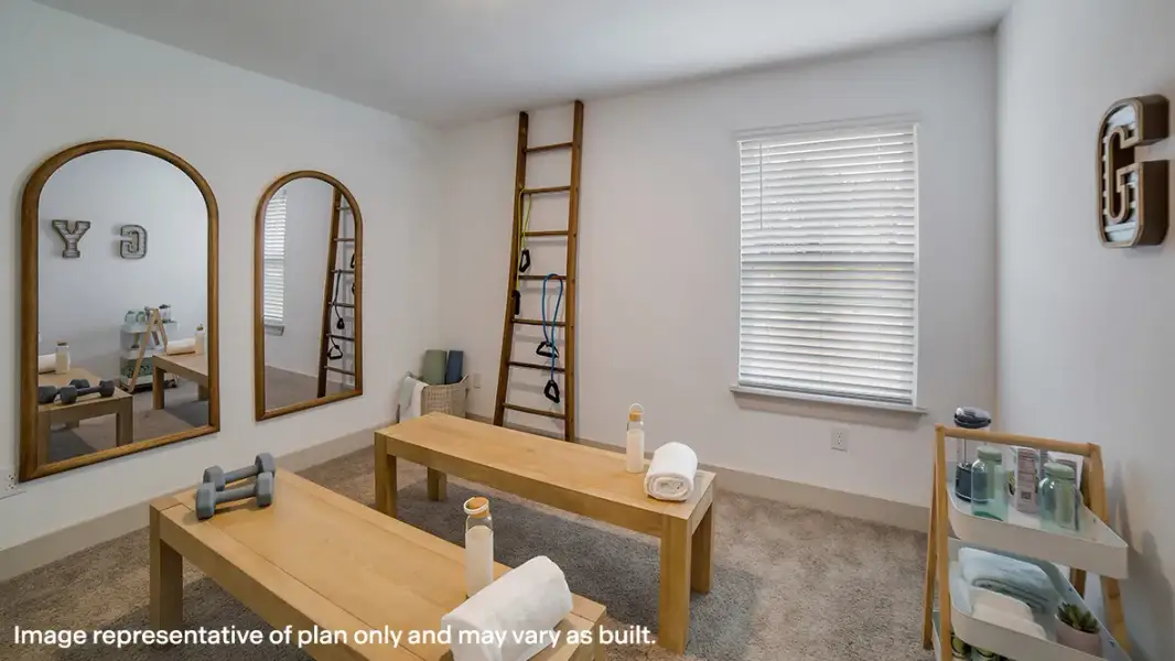 Furnished interior in a model home at Hickory Ridge Estates in Elmendorf (Image 14).