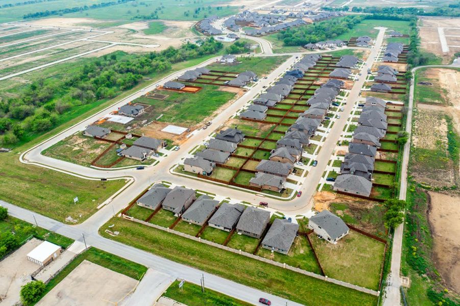 Aerial View | Hulen Trails in Fort Worth, TX by Landsea Homes