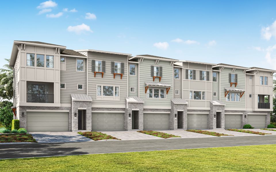 Front exterior of a home in the EvenTide community, located in New Smyrna Beach, FL (Image 2). Front exterior of a home in the EvenTide community, located in New Smyrna Beach, FL (Image 2).