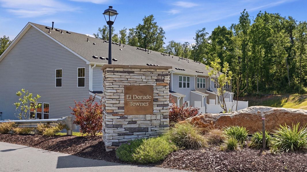 Entrance to the El Dorado community in Spartanburg, SC, featuring signage and landscaping (Image 12).