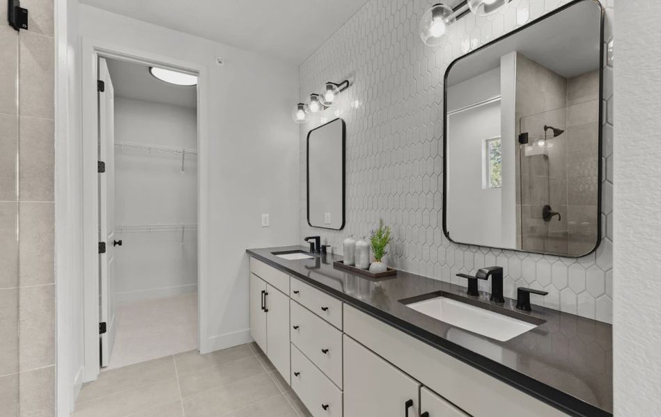Furnished interior in a model home at Deer Creek in Littleton (Image 11).