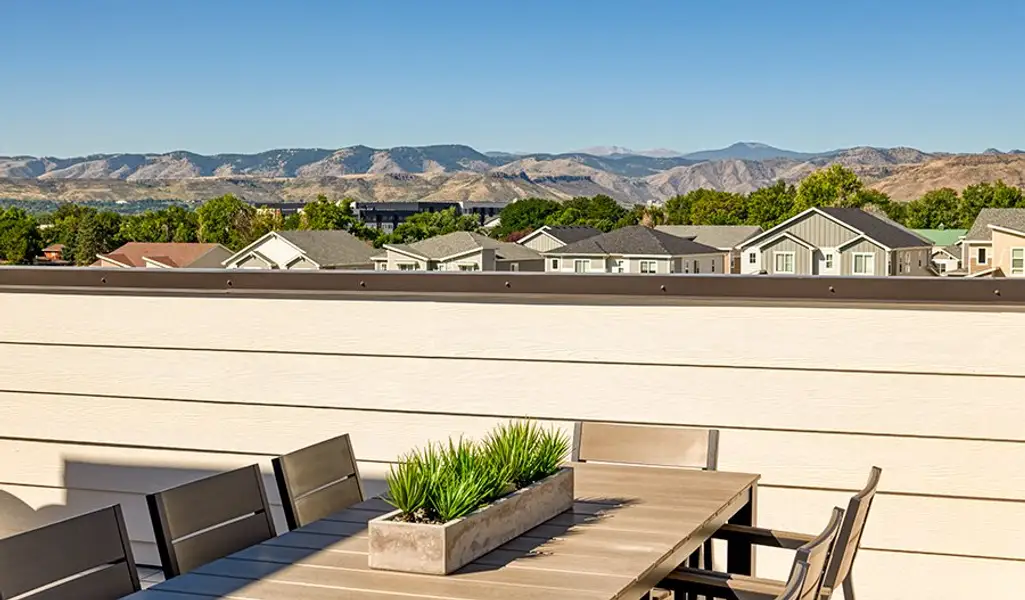 Aerial view of the Cityscape at Parkdale community in Erie, CO, showing layout and nearby surroundings (Image 1). Aerial view of the Cityscape at Parkdale community in Erie, CO, showing layout and nearby surroundings (Image 1).