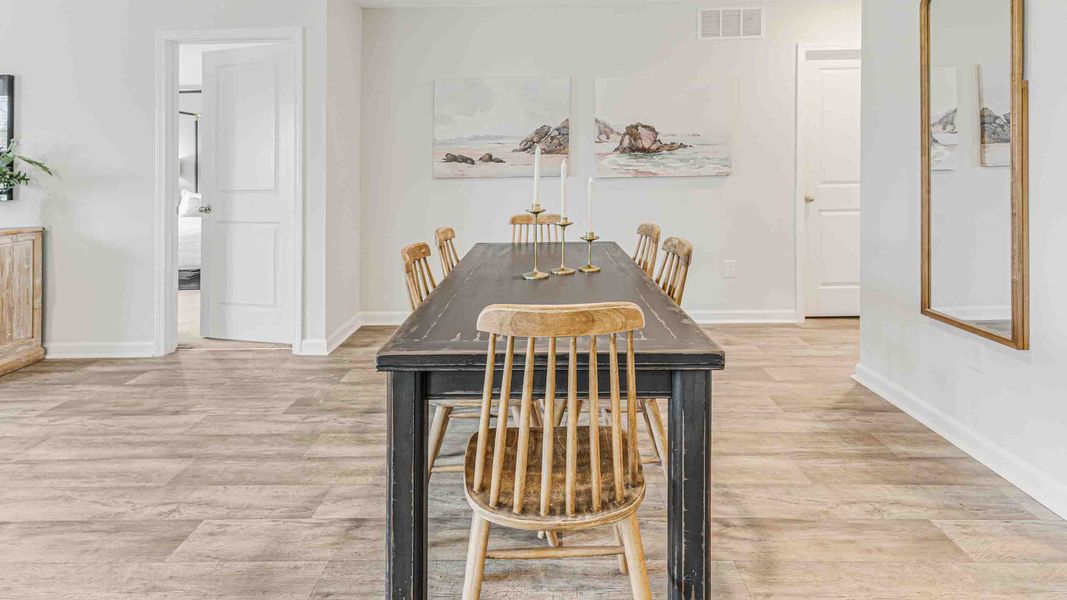 Furnished interior in a model home at Eagle Creek in Bolivia (Image 18). Furnished interior in a model home at Eagle Creek in Bolivia (Image 18).