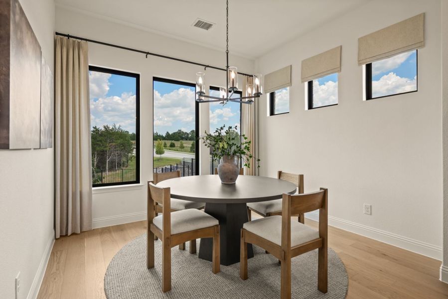 Furnished interior in a model home at Park Hills in Rockwall (Image 12). Furnished interior in a model home at Park Hills in Rockwall (Image 12).