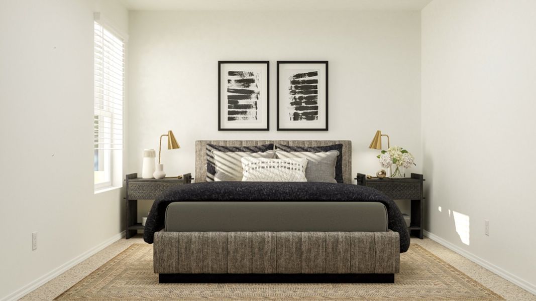 Furnished interior in a model home at Trinity Crossing: Cottage Collection in Forney (Image 20). Furnished interior in a model home at Trinity Crossing: Cottage Collection in Forney (Image 20).