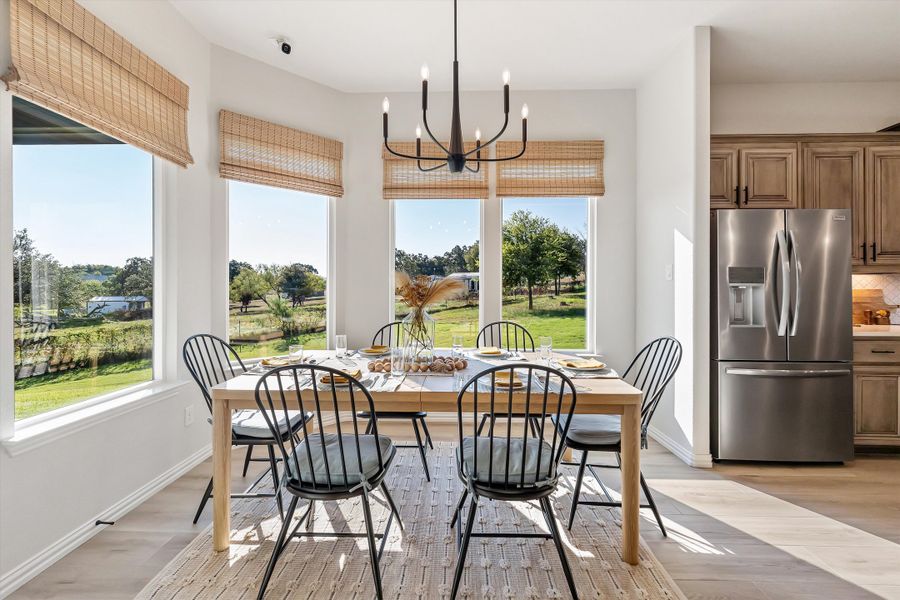 Furnished interior in a model home at Oak Grove Addition in Springtown (Image 32).