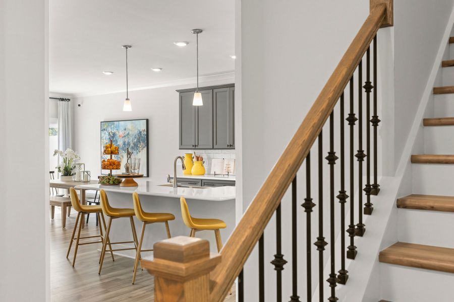 Furnished interior in a model home at Harbor Crossing in Greensboro (Image 12). Furnished interior in a model home at Harbor Crossing in Greensboro (Image 12).