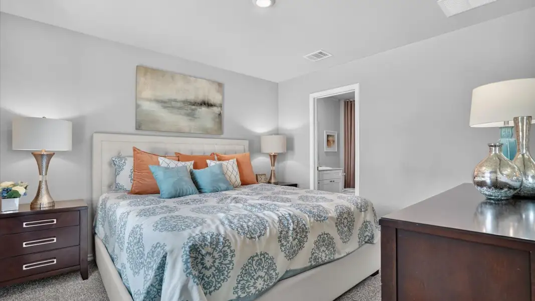 Furnished interior in a model home at Blackbird Estates in Mineral Wells (Image 17).