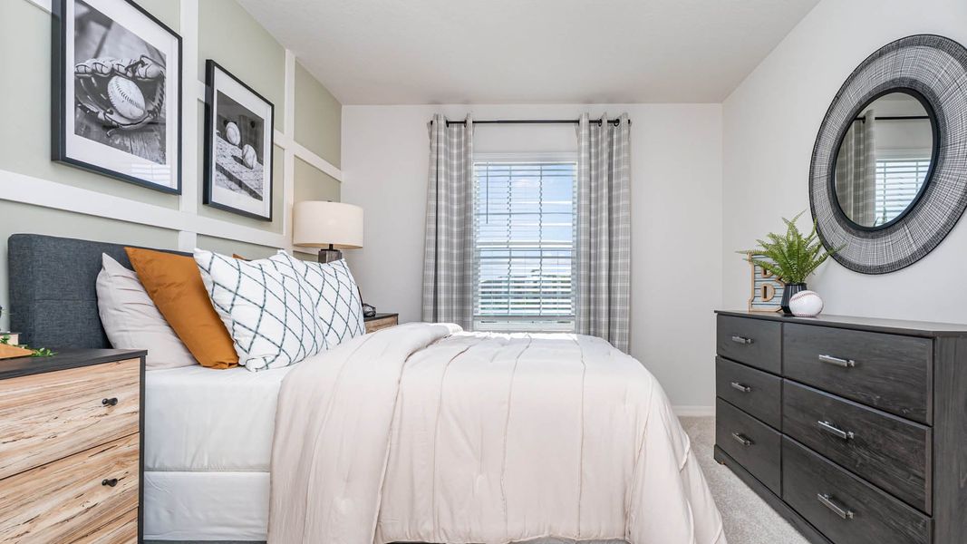 Furnished interior in a model home at Central Park Townhomes in Port St. Lucie (Image 29).