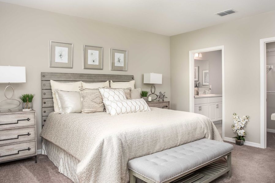 Furnished interior in a model home at Palm Bay Signature in Palm Bay (Image 5).