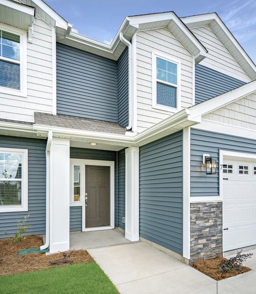 Front exterior of a home in the Holly Ridge community, located in Greenville, SC (Image 13).