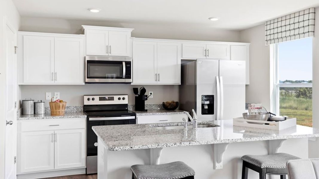 Furnished interior in a model home at Treemont Commons in Wellford (Image 19).