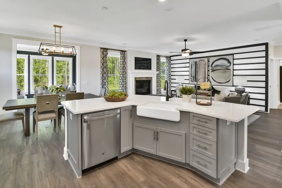 Furnished interior in a model home at Autumn Pond in Blythewood (Image 14).