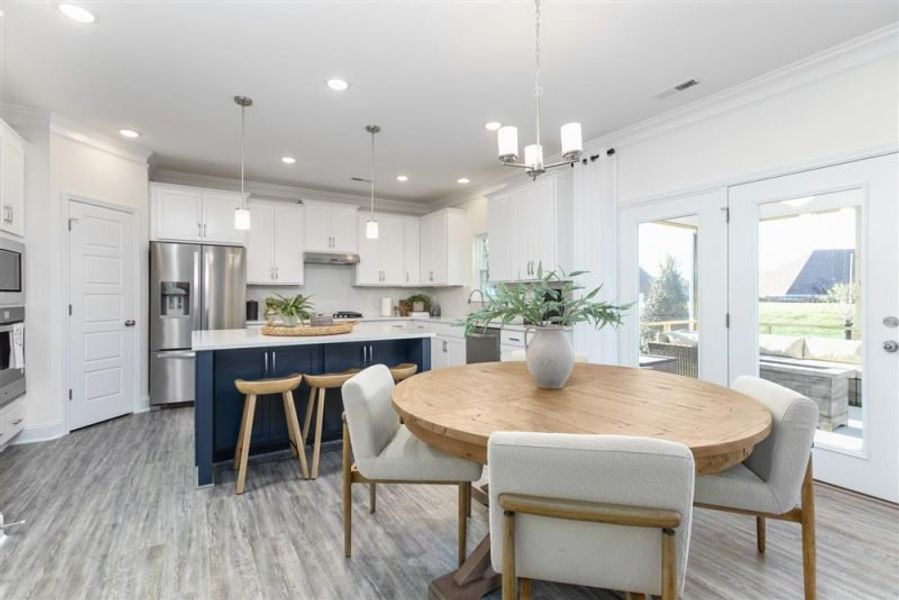 Furnished interior in a model home at Royal Pines in Trinity (Image 42).