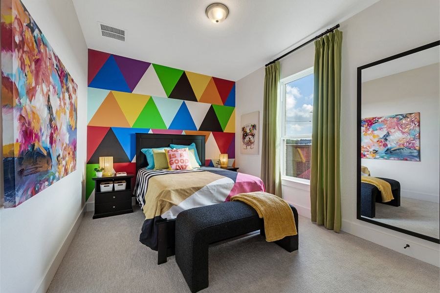 Furnished interior in a model home at Megan's Landing in Castroville (Image 6). Furnished interior in a model home at Megan's Landing in Castroville (Image 6).