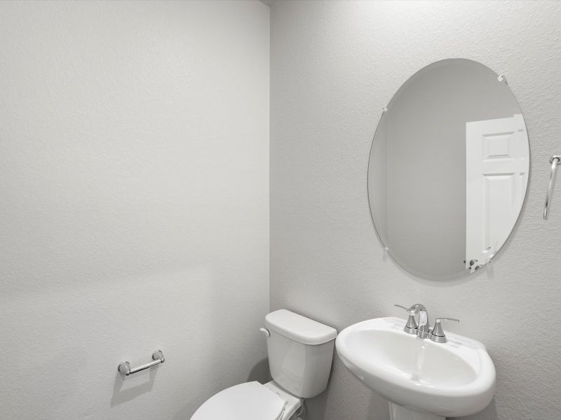 Furnished interior in a model home at Frontier Estates - The Flora Collection in Firestone (Image 20).