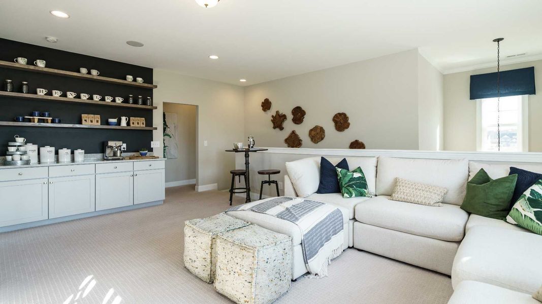 Furnished interior in a model home at The Summit at Morgan Ridge in Chapel Hill (Image 4). Furnished interior in a model home at The Summit at Morgan Ridge in Chapel Hill (Image 4).