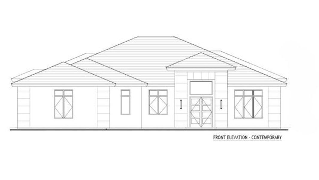 Architectural rendering of home exteriors planned for Central Beach in Vero Beach, FL (Image 14).