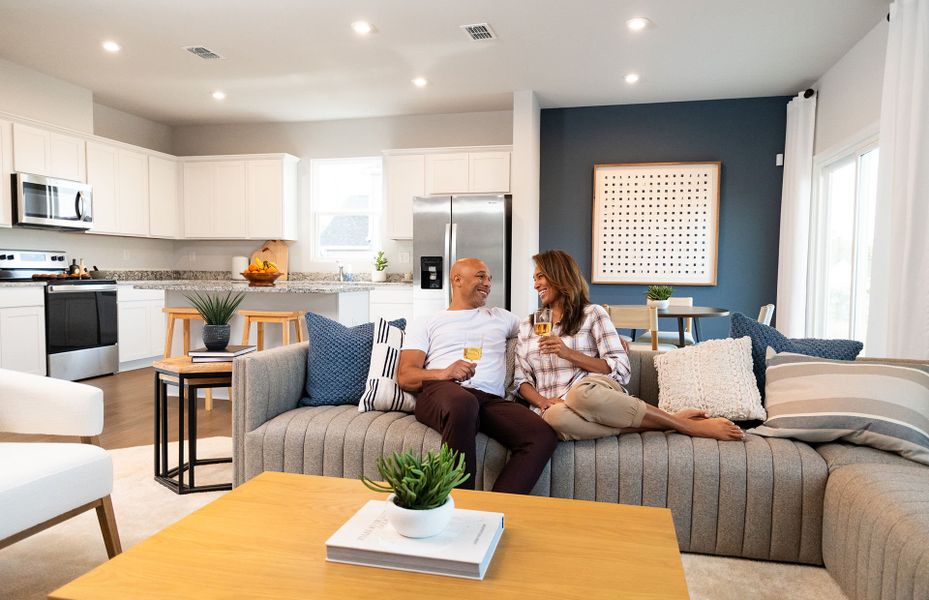 Furnished interior in a model home at Caloosa Cove in Labelle (Image 7). Furnished interior in a model home at Caloosa Cove in Labelle (Image 7).