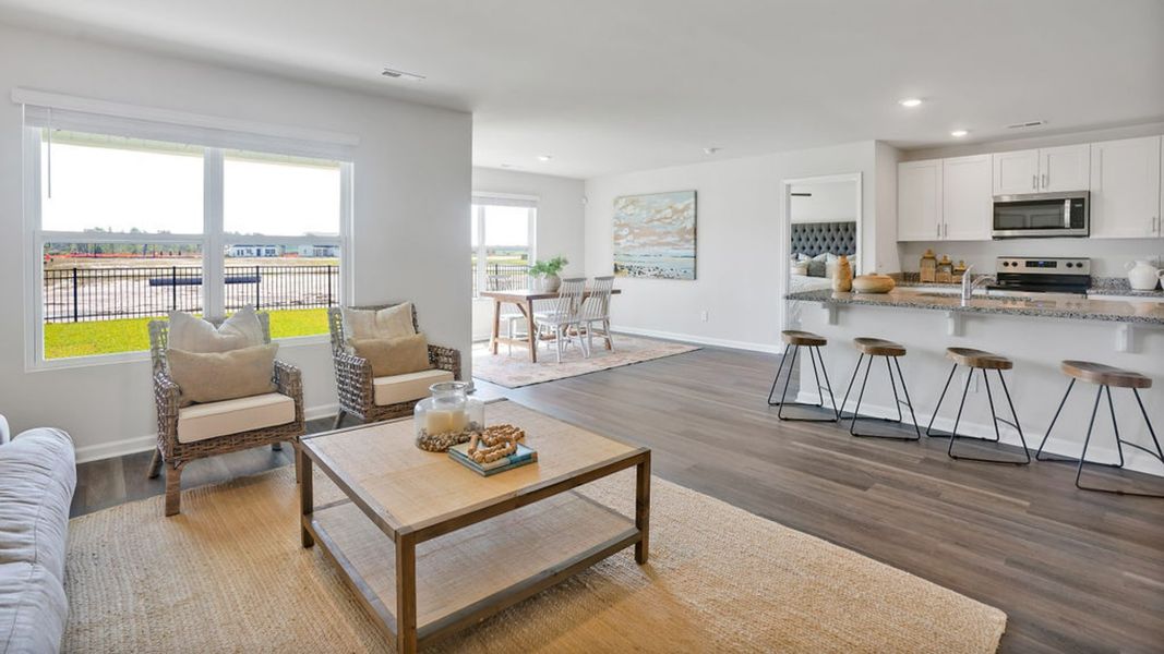 Furnished interior in a model home at Mariners Reach in Bolivia (Image 18). Furnished interior in a model home at Mariners Reach in Bolivia (Image 18).
