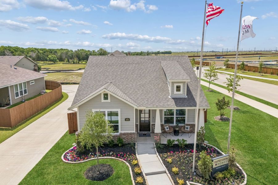 Front exterior of a home in the Heartland community, located in Heartland, TX (Image 2). Front exterior of a home in the Heartland community, located in Heartland, TX (Image 2).