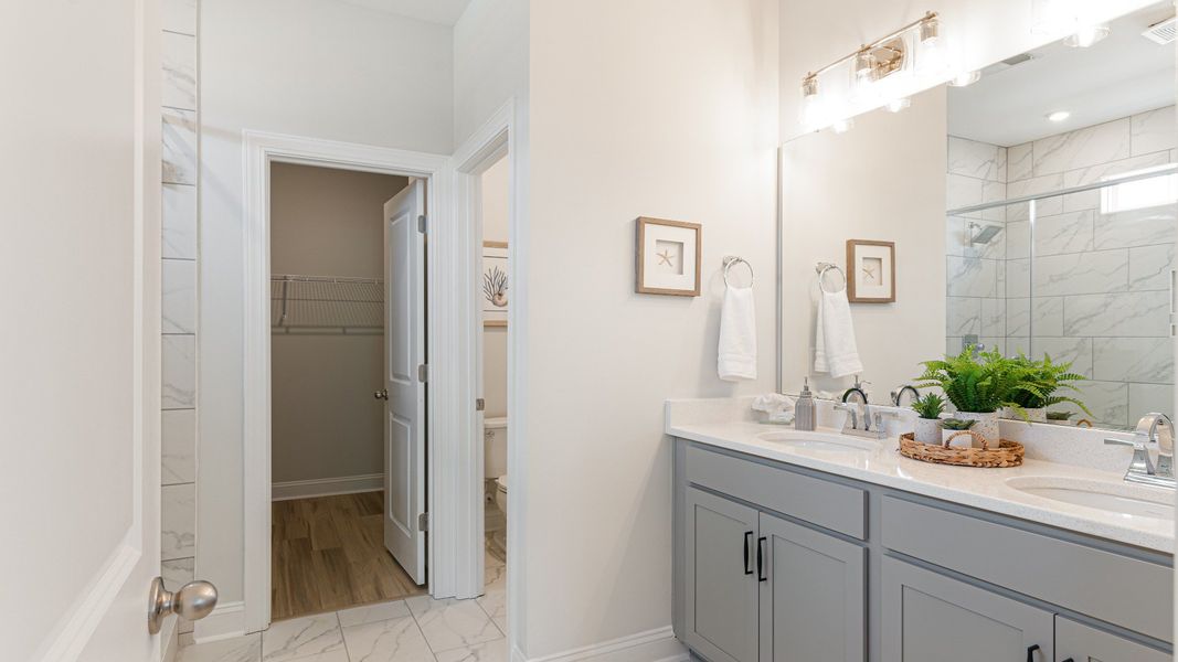 Furnished interior in a model home at Bayview Acres in Mount Pleasant (Image 7).