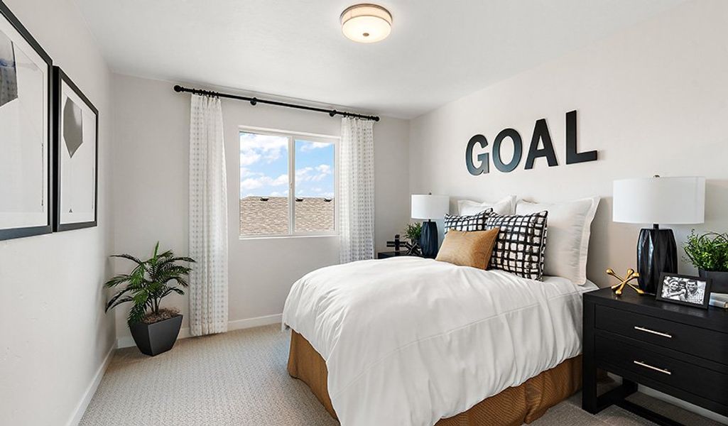 Furnished interior in a model home at Seasons at Vista Del Sur in Tolleson (Image 14).