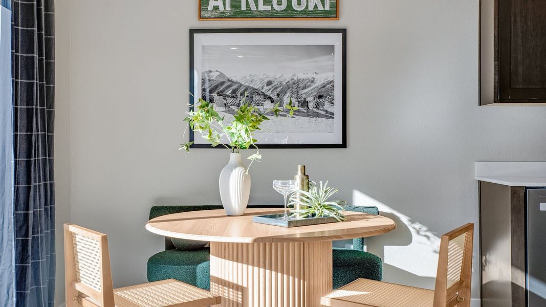 Furnished interior in a model home at Ellston Park in Colorado Springs (Image 4).