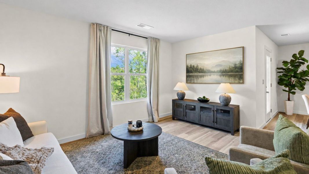 Furnished interior in a model home at Timber Creek in Rossville (Image 25).
