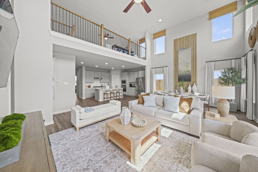 Furnished interior in a model home at Grand Magnolia in Magnolia (Image 13).