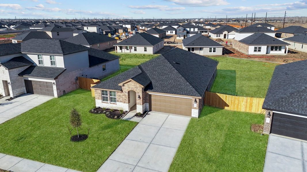 Front exterior of a home in the Caldwell Crossing community, located in Iowa Colony, TX (Image 2). Front exterior of a home in the Caldwell Crossing community, located in Iowa Colony, TX (Image 2).