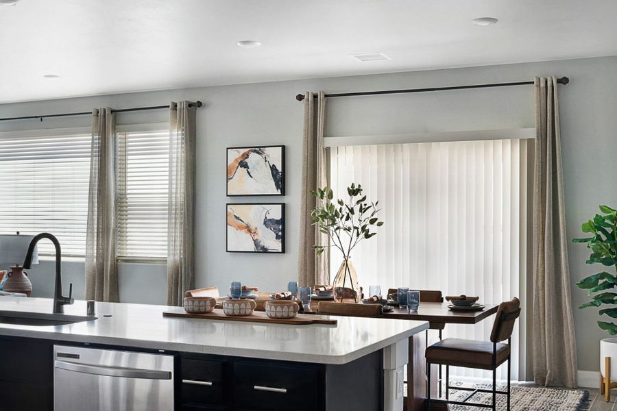 Furnished interior in a model home at The View at Desert Springs | Thoughtful Collection in El Paso (Image 17).