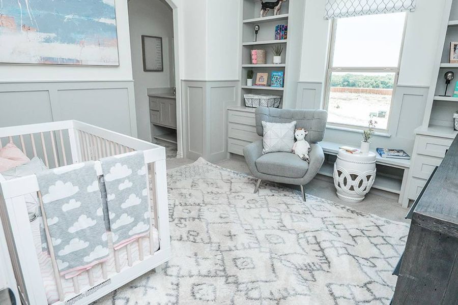 Furnished interior in a model home at Broadmoor Estates in Ovilla (Image 19).