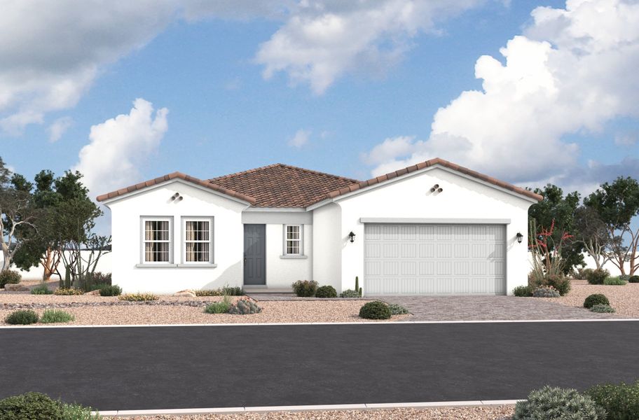 Front exterior of a home in the Sanctuary community, located in Phoenix, AZ (Image 10).