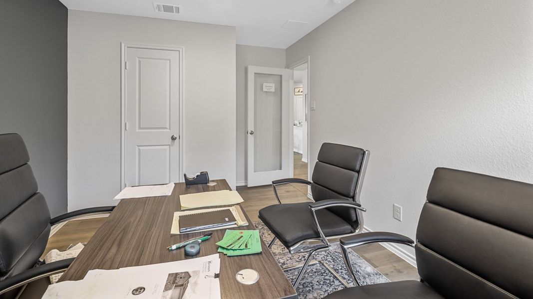 Furnished interior in a model home at River Oaks at Sawmill in Chandler (Image 20).