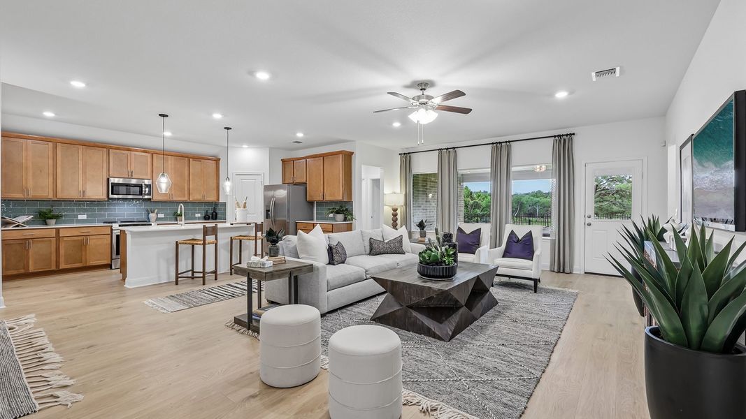 Furnished interior in a model home at Riverview in Georgetown (Image 22). Furnished interior in a model home at Riverview in Georgetown (Image 22).